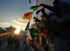 打死我也不说佛教摄影作品