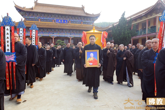 觉真长老追思荼毗法会举行