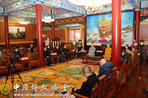1 2021年12月6日下午,中国佛教协会召开部室负责人以上人员会议,学习习近平总书记在全国宗教工作会议上的重要讲话精神