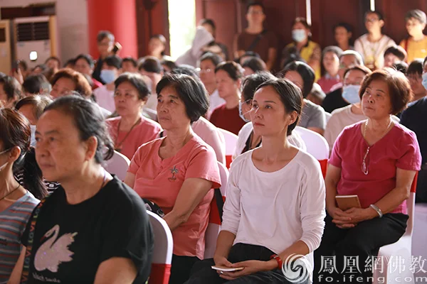 活动现场（图片来源：凤凰网佛教文化 摄影：张满常）